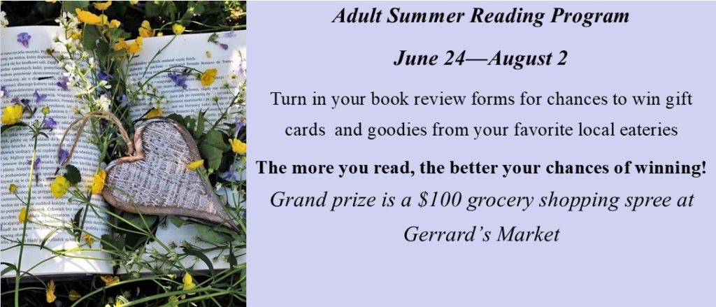 Adult Summer Reading Program 2022 